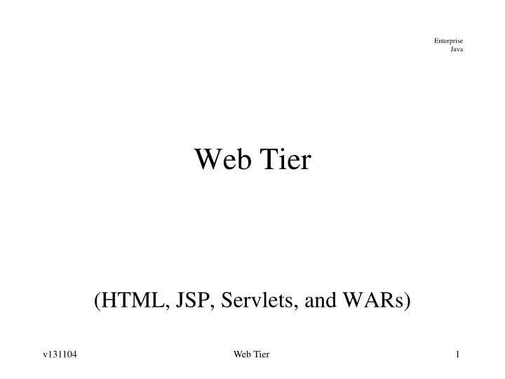 html jsp servlets and wars