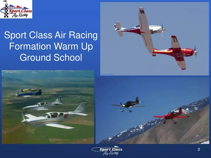 sport class air racing formation warm up ground