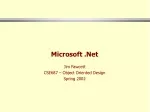 Web Services Evolution in .NET Framework for Distributed Applications - slide 1