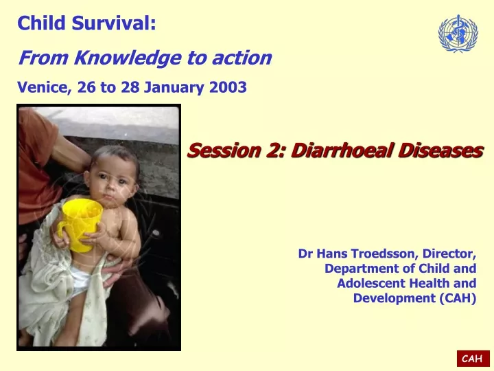 child survival from knowledge to action venice