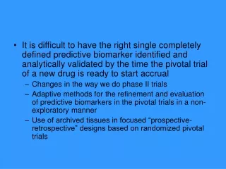 Biomarker Adaptive Threshold Design