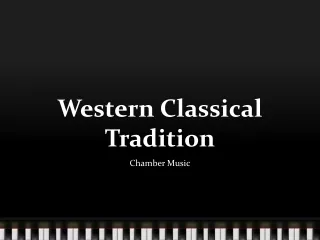 Western Classical Tradition