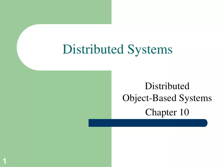 distributed systems