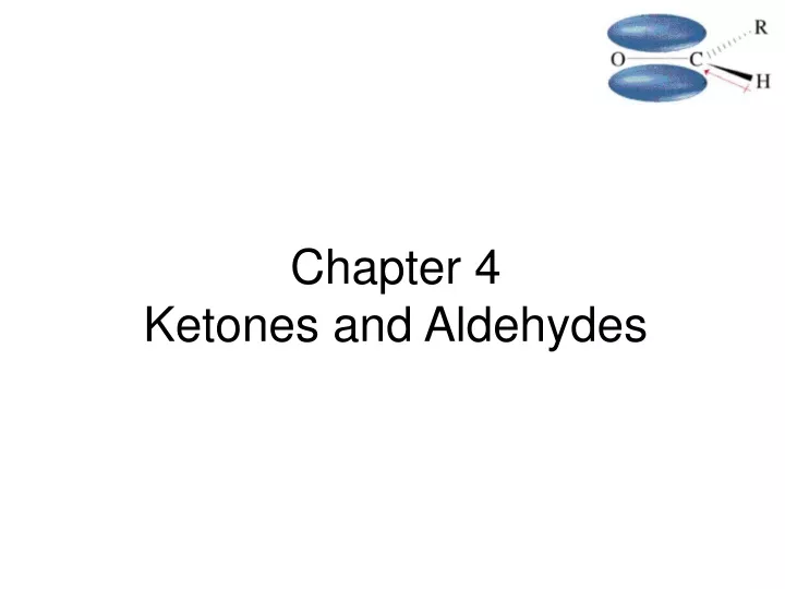 chapter 4 ketones and aldehydes