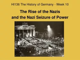 HI136 The History of Germany - Week 10