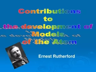 Ernest Rutherford