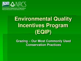 Environmental Quality Incentives Program (EQIP)