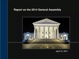 Report on the 2014 General Assembly