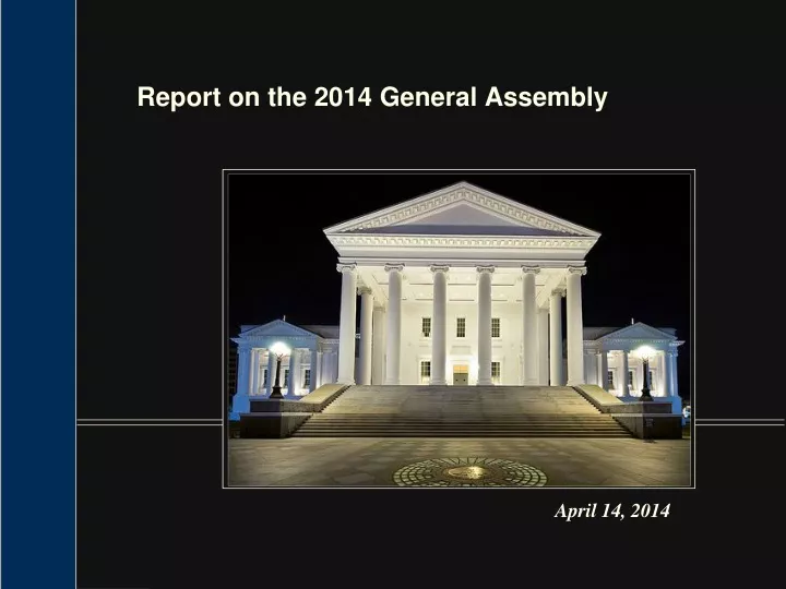 report on the 2014 general assembly