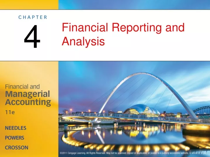 financial reporting and analysis
