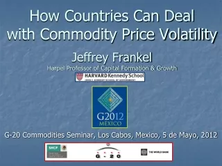 G-20 Commodities Seminar, Los Cabos, Mexico, 5 de Mayo, 2012
