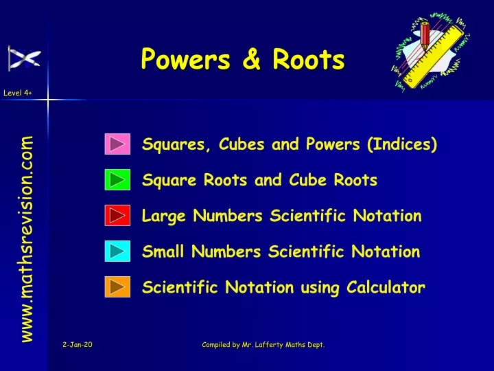powers roots