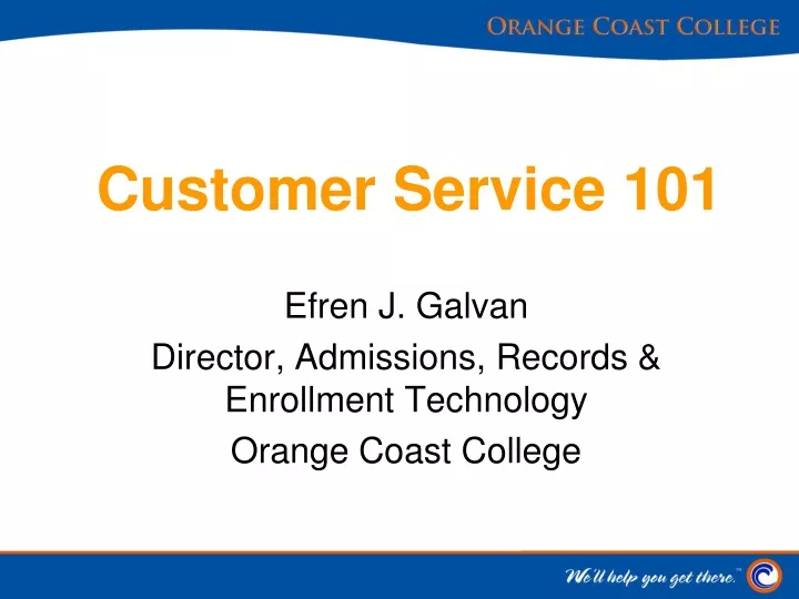 customer service 101