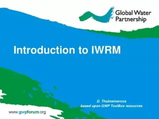 Introduction to IWRM