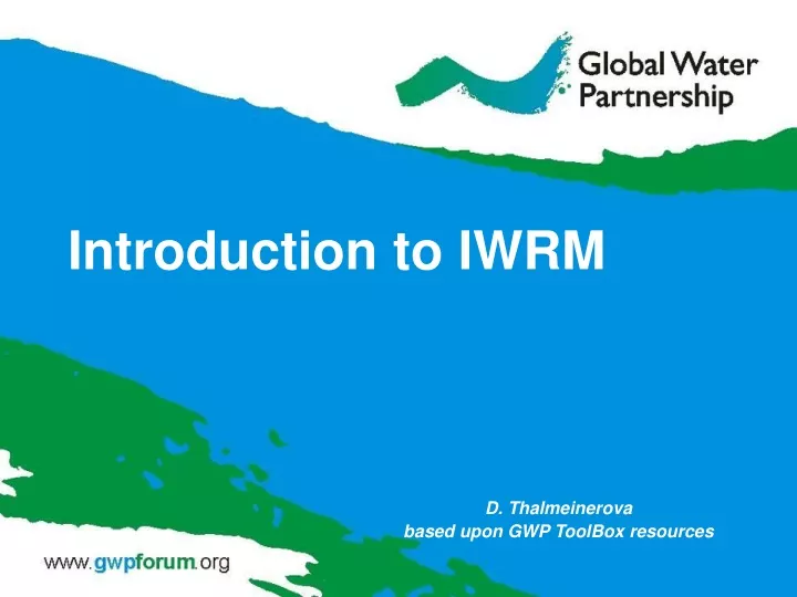 introduction to iwrm