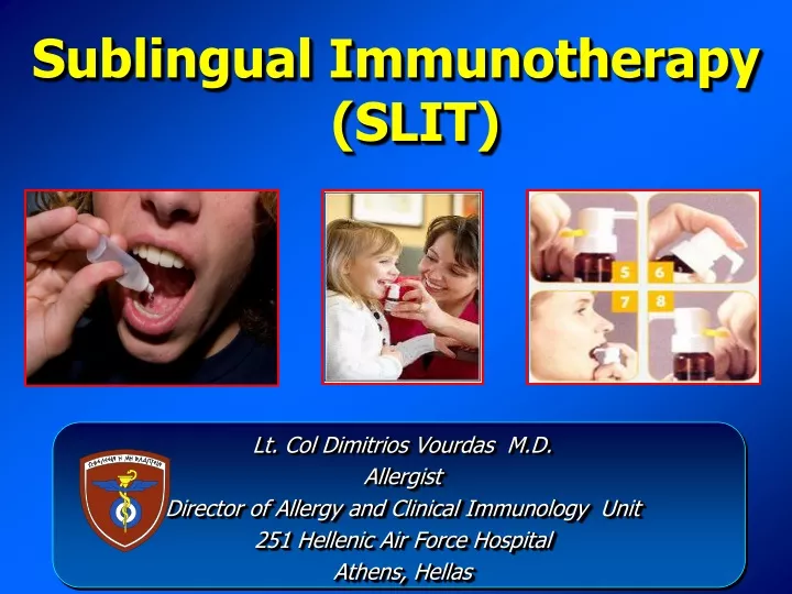 sublingual immunotherapy slit