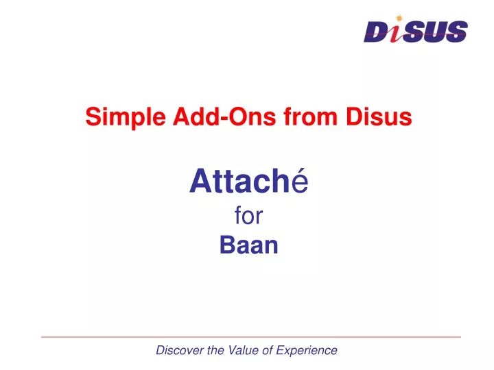 simple add ons from disus attach for baan