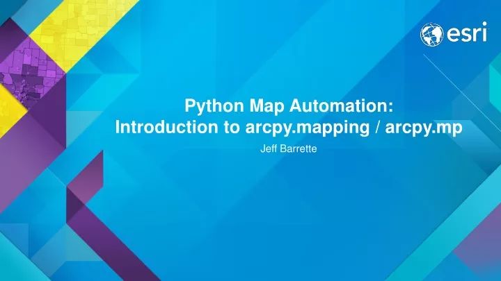 python map automation introduction to arcpy mapping arcpy mp