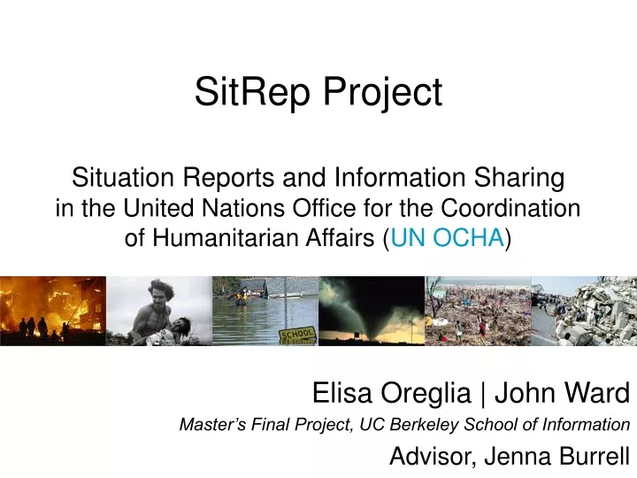 sitrep project situation reports and information