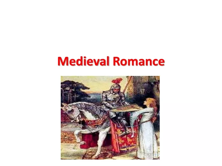 medieval romance