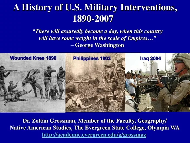 a history of u s military interventions 1890 2007
