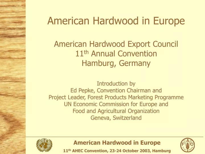 american hardwood in europe american hardwood