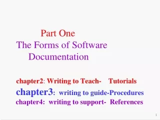 Chapter  3    Writing to Guide- Procedures