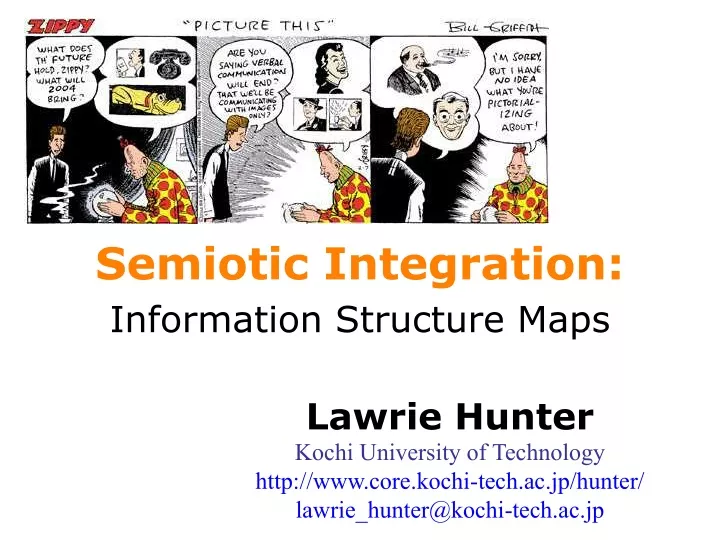 semiotic integration information structure maps