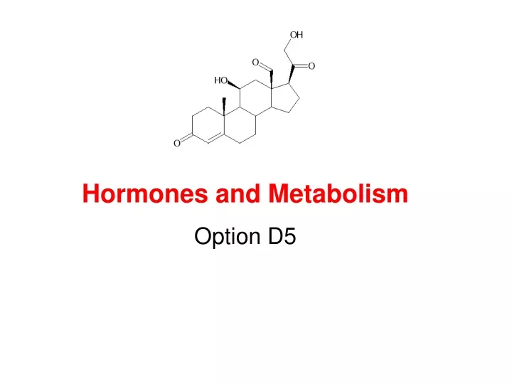hormones and metabolism option d5