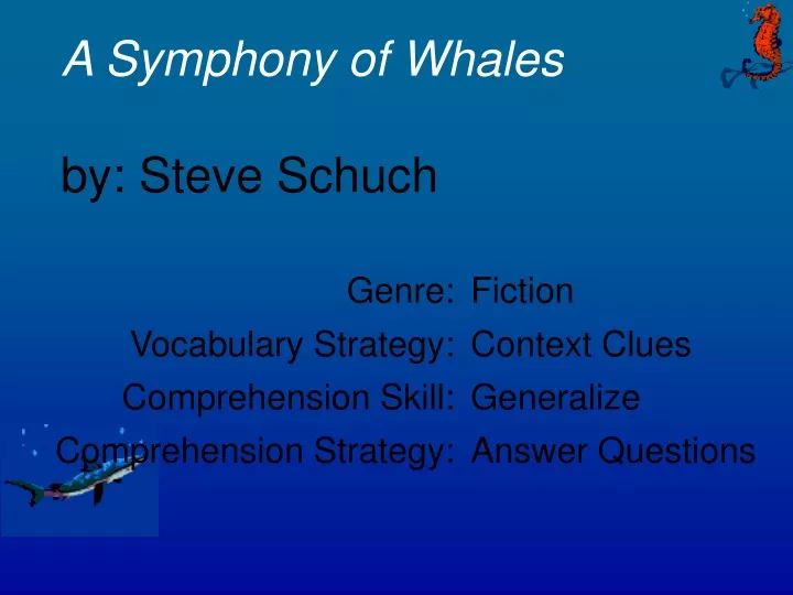 a symphony of whales by steve schuch