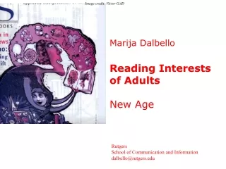 Marija Dalbello Reading Interests of Adults  New Age