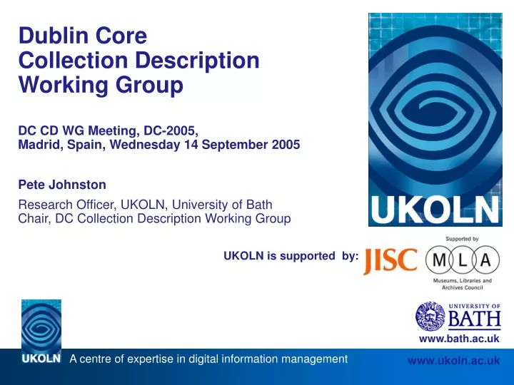 dublin core collection description working group