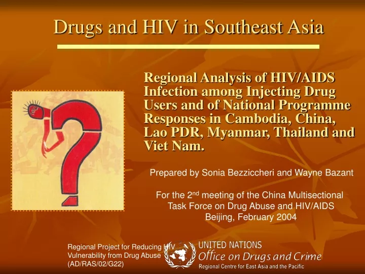 drugs and hiv in southeast asia