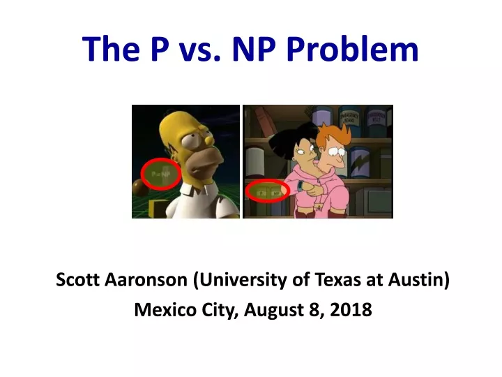 the p vs np problem