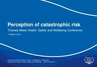 Perception of catastrophic risk