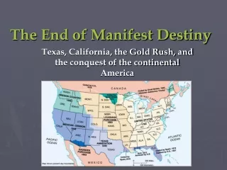 The End of Manifest Destiny