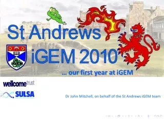 … our first year at  iGEM