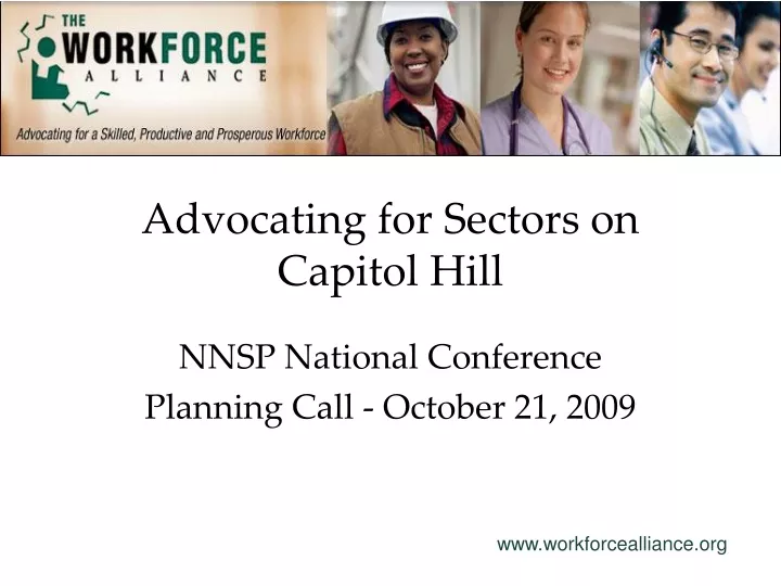 advocating for sectors on capitol hill