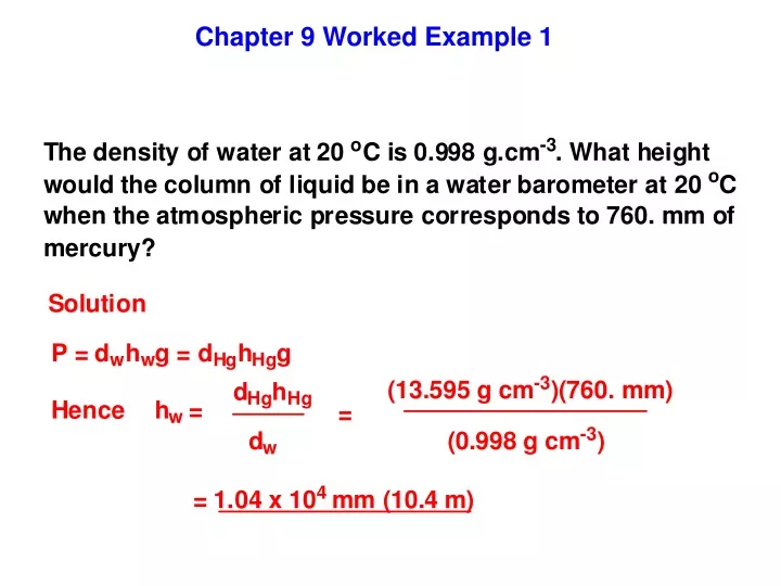 chapter 9 worked example 1