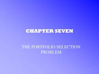 CHAPTER SEVEN