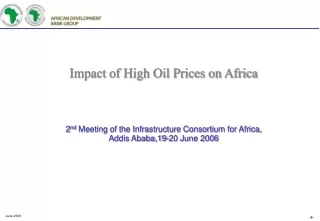 Evolution of the price of oil Expected Impacts  Policy Implications Conclusion