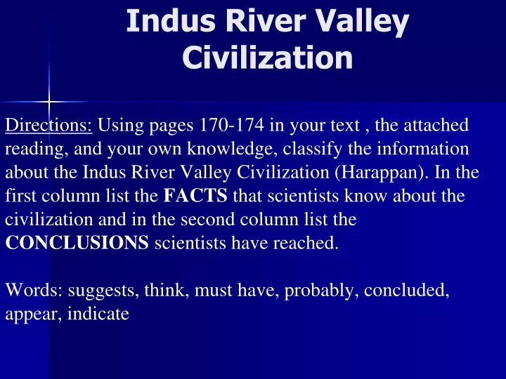 indus river valley civilization