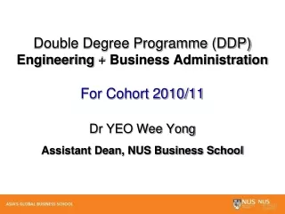 Double Degree in Engineering &amp; BBA/BBA (Hons.)