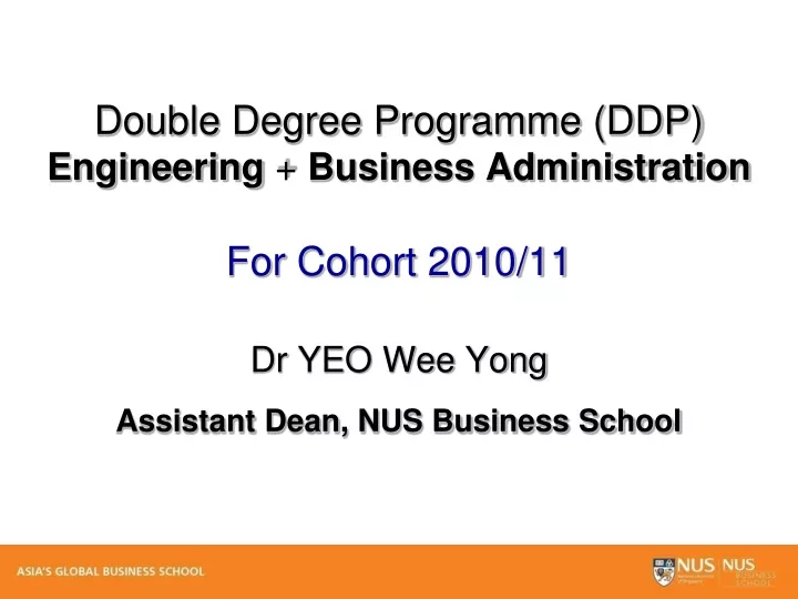double degree programme ddp engineering business