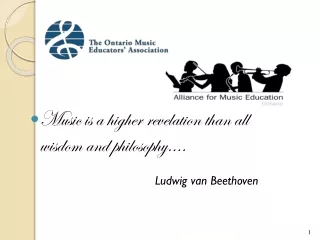 Music is a higher revelation than all wisdom and philosophy.... Ludwig van Beethoven