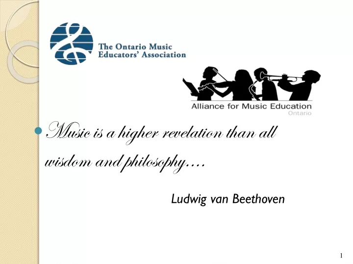 music is a higher revelation than all wisdom