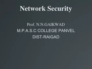 Network Security