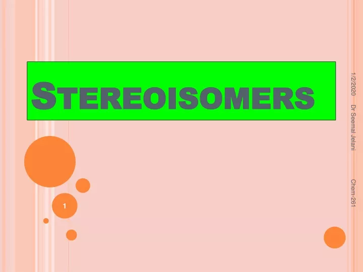 stereoisomers