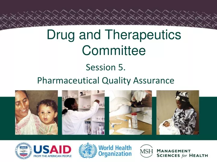 drug and therapeutics committee
