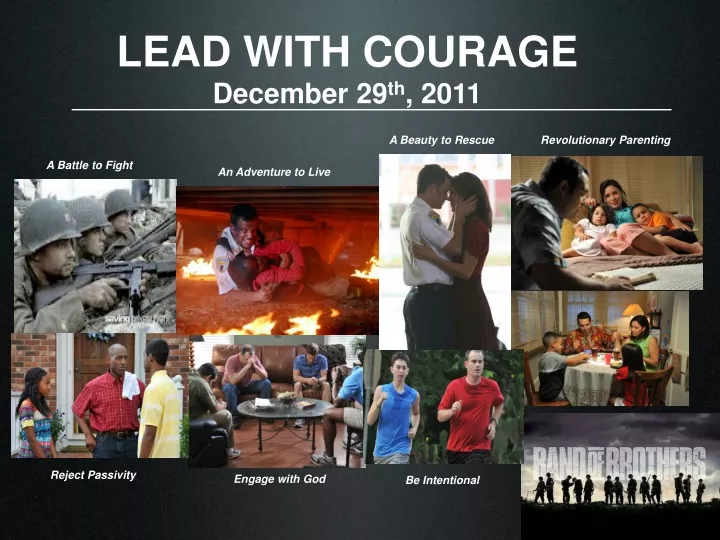 lead with courage december 29 th 2011